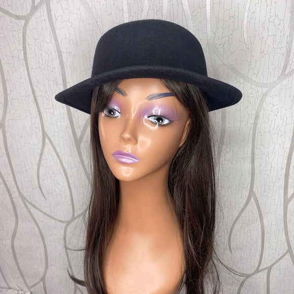 𝅺🌷 Talula🌷 Black Wool Hat - Picture 3 of 11